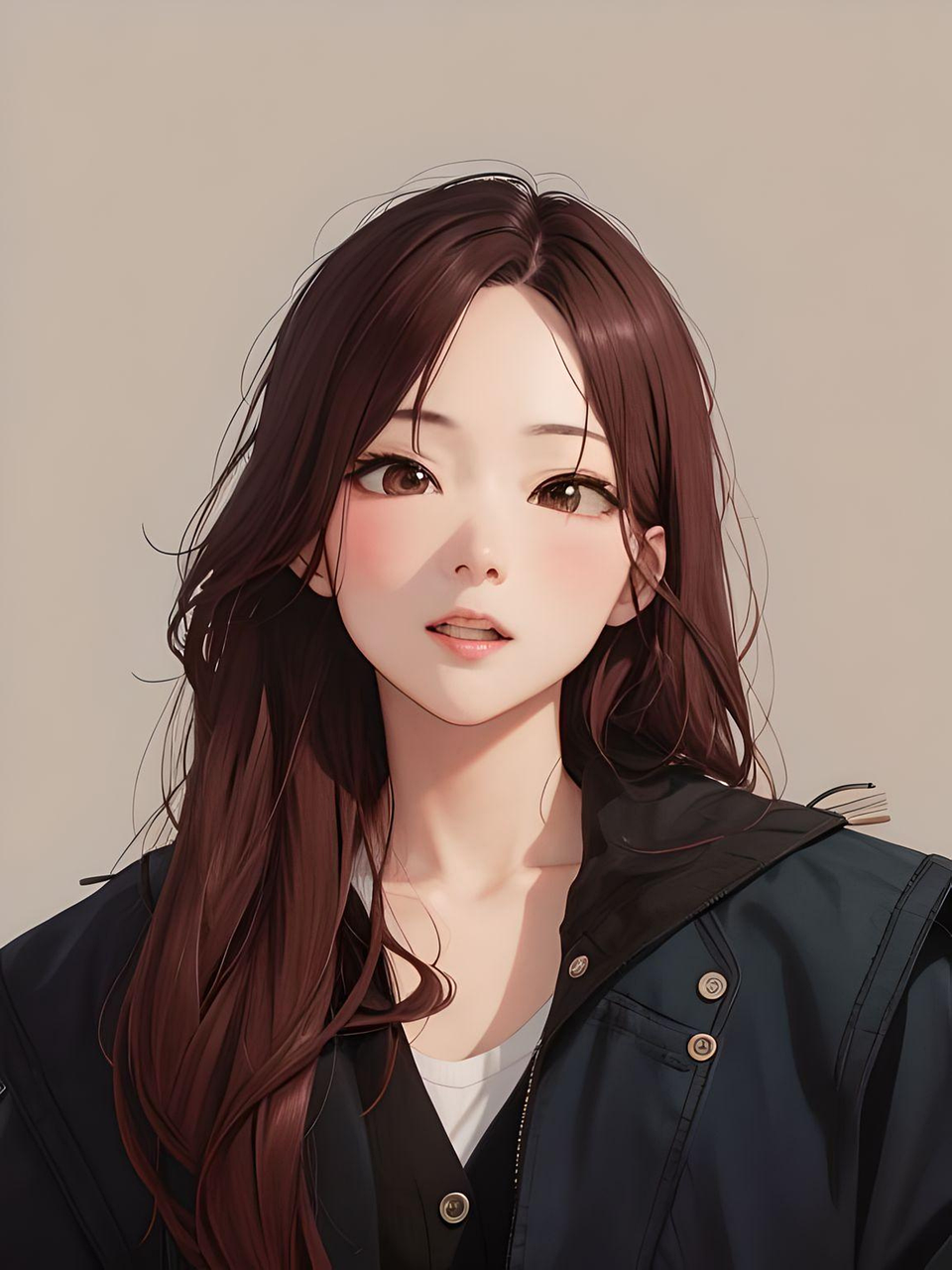 ai femme, femme, jeune femme, belle fille, mignonne, fille, belle, ma fille, avec gentillesse, si mignon