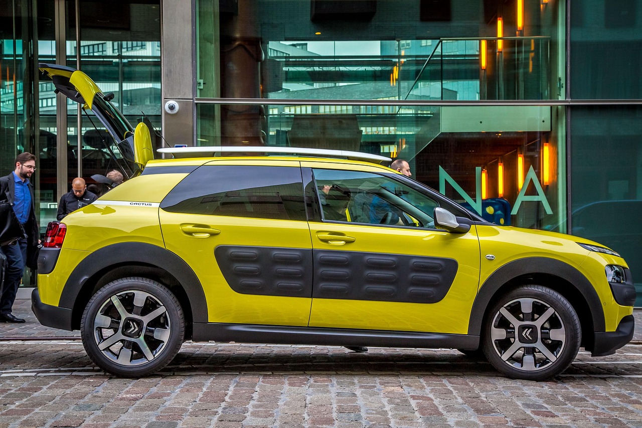 citroen c4 cactus, auto, véhicule, fonds d'écran de voiture, citroën, voiture, automobile, vus, imeuble, entrée, rue, piétons, amsterdam