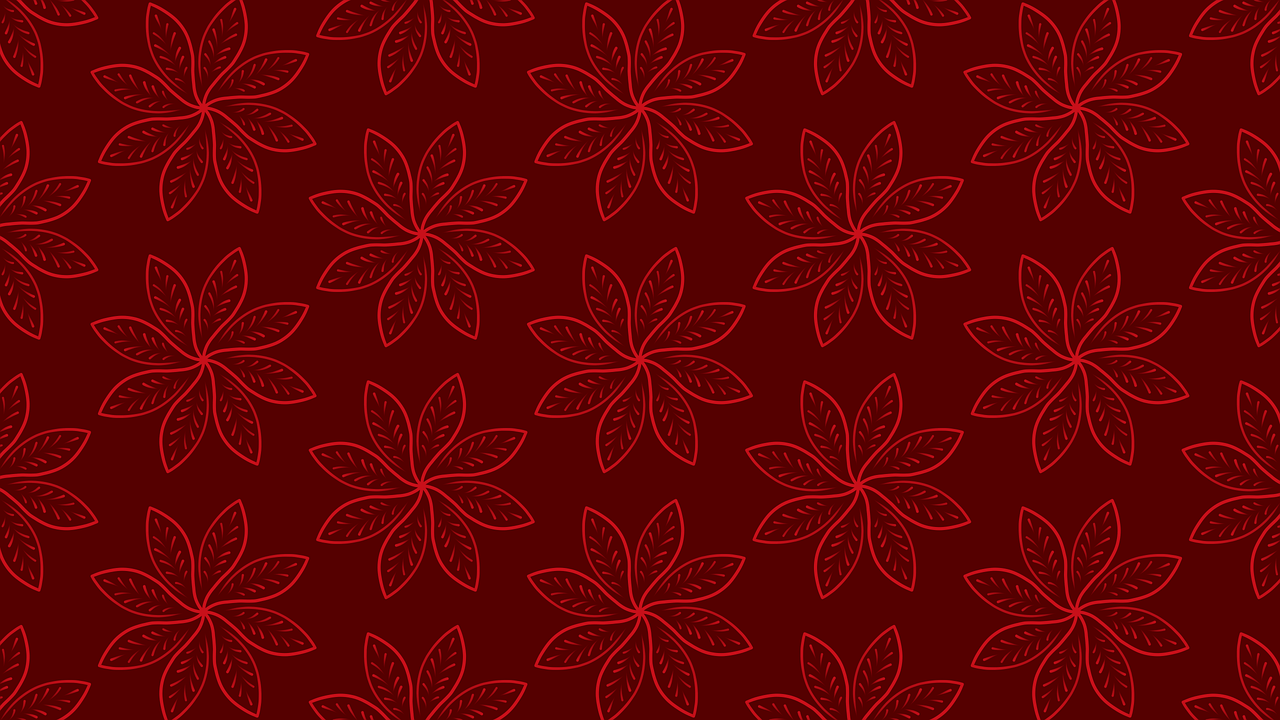 feuilles, fleurs, fond floral, bloom, nature, fond d'écran, contexte, flore, modèle, rouge, 16k