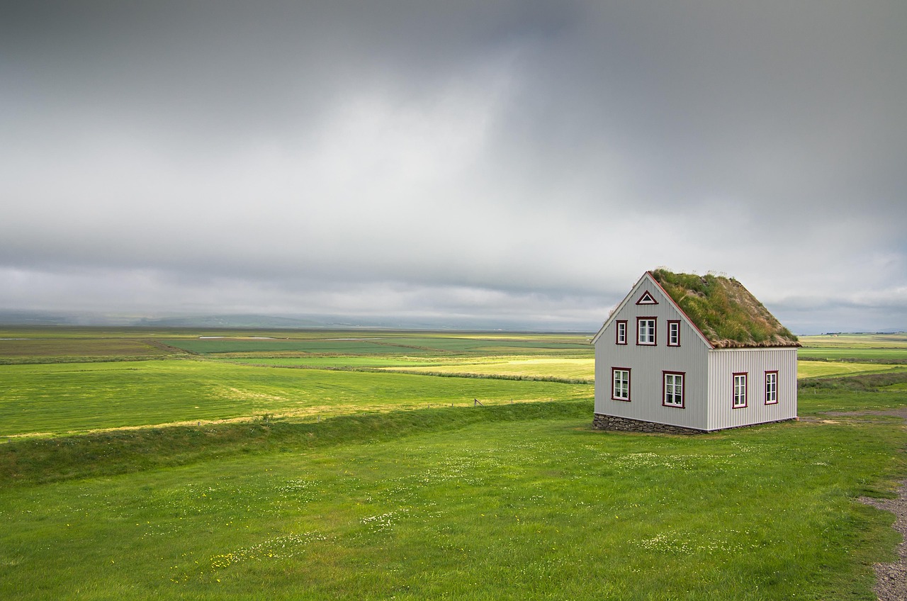 islande, maison, paysage, nature, nuages, campagne, vieux, herbe, en bois, maison, maison, maison, maison, maison