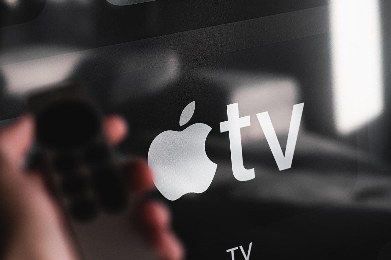 l'apple tv, télévision, logo, application, la technologie, en train de regarder, divertissement, fermer