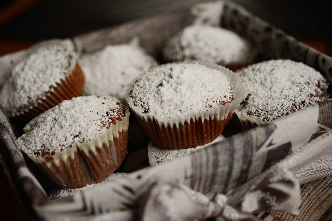 muffins, muffins au chocolat, des pâtisseries, petit gâteau, cuire, sucre en poudre, gâteaux, mignonne, grignoter, muffins, muffins, muffins, muffins, muffins, grignoter