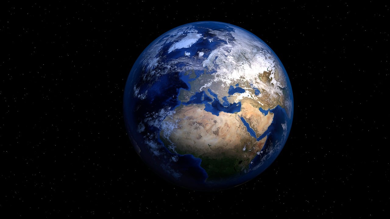 terre, planète, monde, globe, carte du monde, afrique, l'europe , espace, cosmos, rendu, 3d, terre, terre, terre, terre, terre, monde
