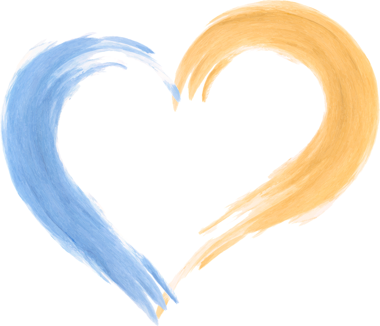 ukraine, création, un cœur, amour, jaune, bleu, brosser, dessin, ukraine, ukraine, ukraine, amour, amour, amour, amour, amour