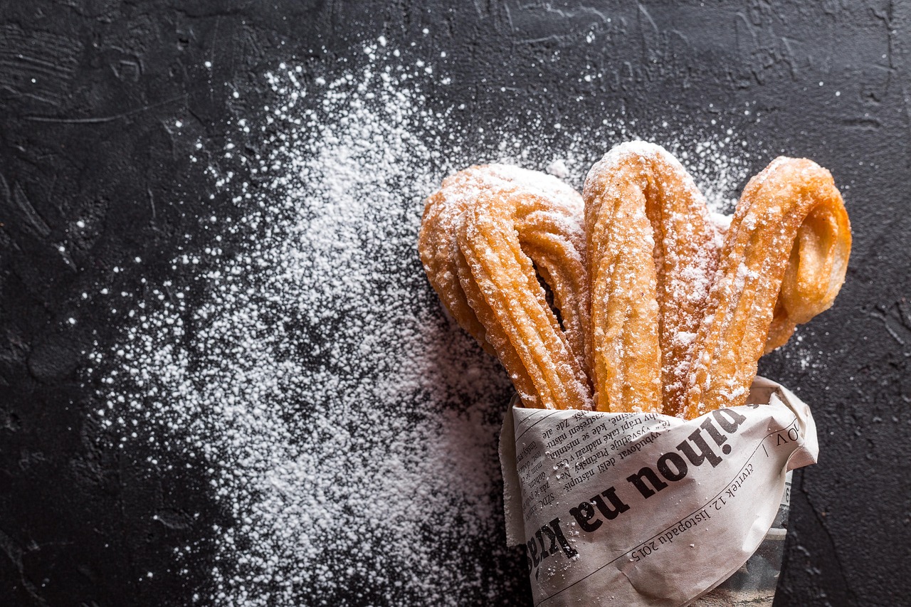 churros, le dessert, confiserie, nutrition, aliments, sucré, délicieux, frit, apéritif, fast food, gros, gras, mauvais pour la santé, churros, churros, churros, churros, churros, fast food