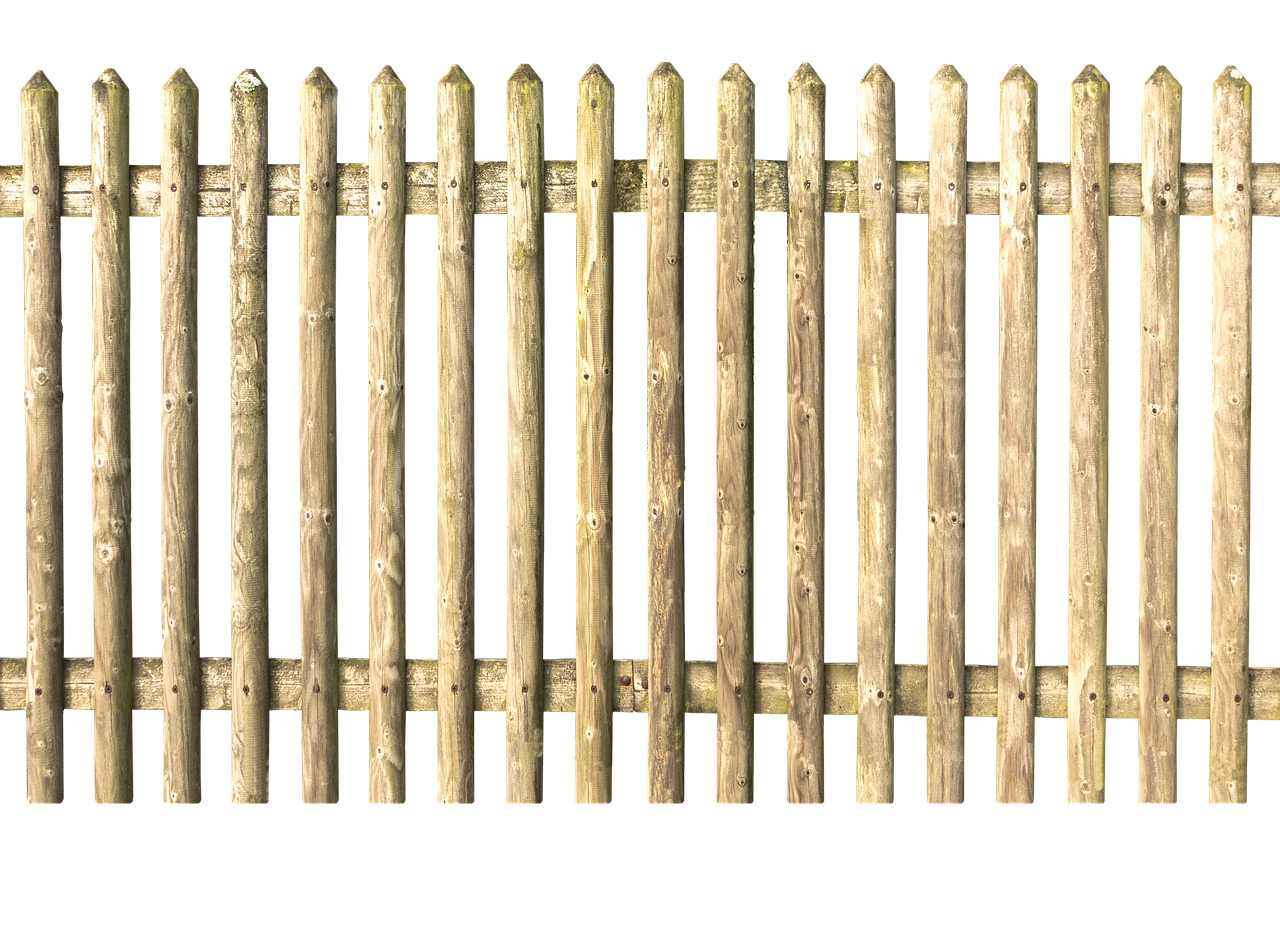 clôture, bois, lattes, palissade, éteindre, gartengrenze, frontière, la nature, cloture en bois, limitation, isolé