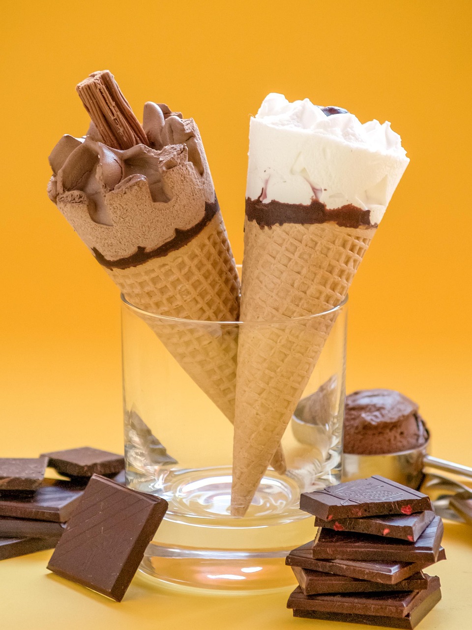 crème glacée, saveur, chocolat, vanille, sucré, cône, le dessert, crème glacée, crème glacée, crème glacée, crème glacée, crème glacée, chocolat, chocolat, chocolat