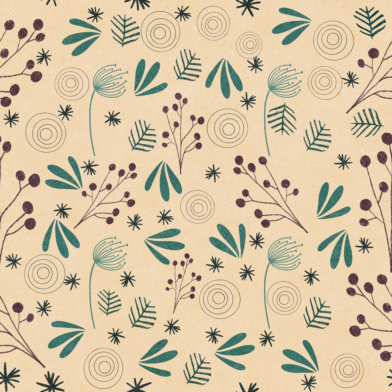 fleurs, nature, sans couture, modèle, conception, cadeau, ancien, papier, mur, fond d'écran