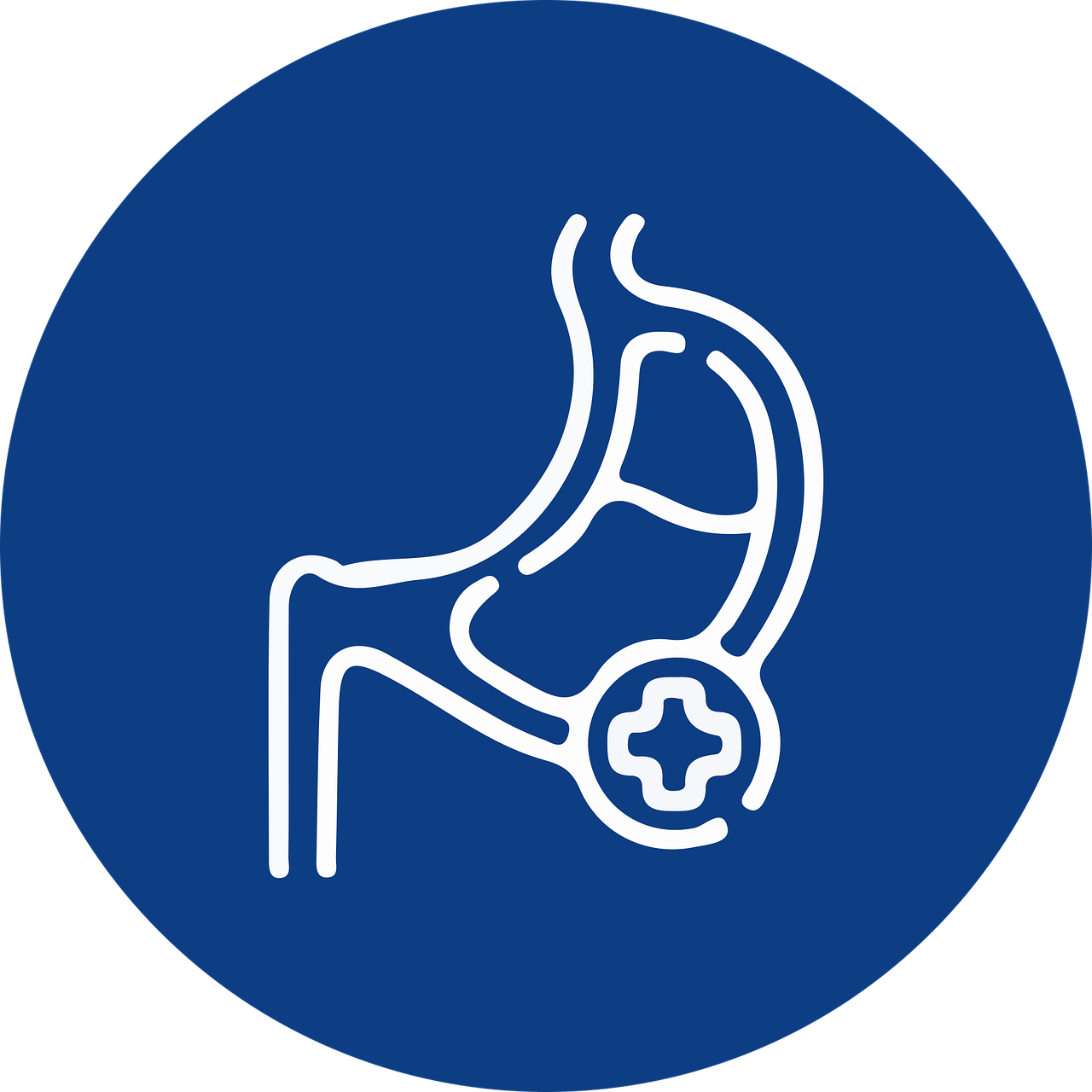 hôpital de gastro-entérologie, hôpital, icône