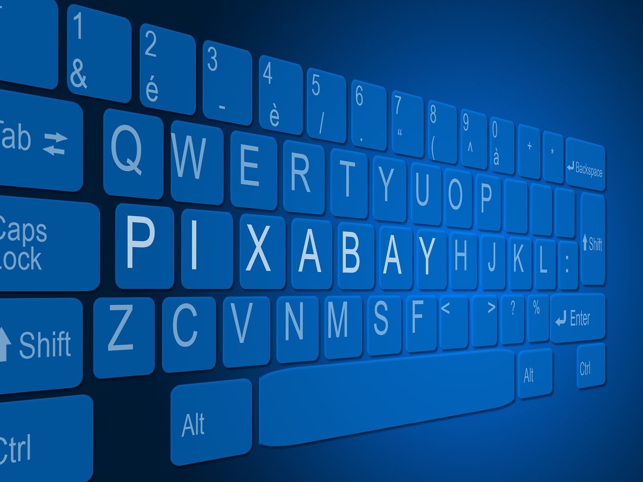 le clavier, qwerty, pixabay