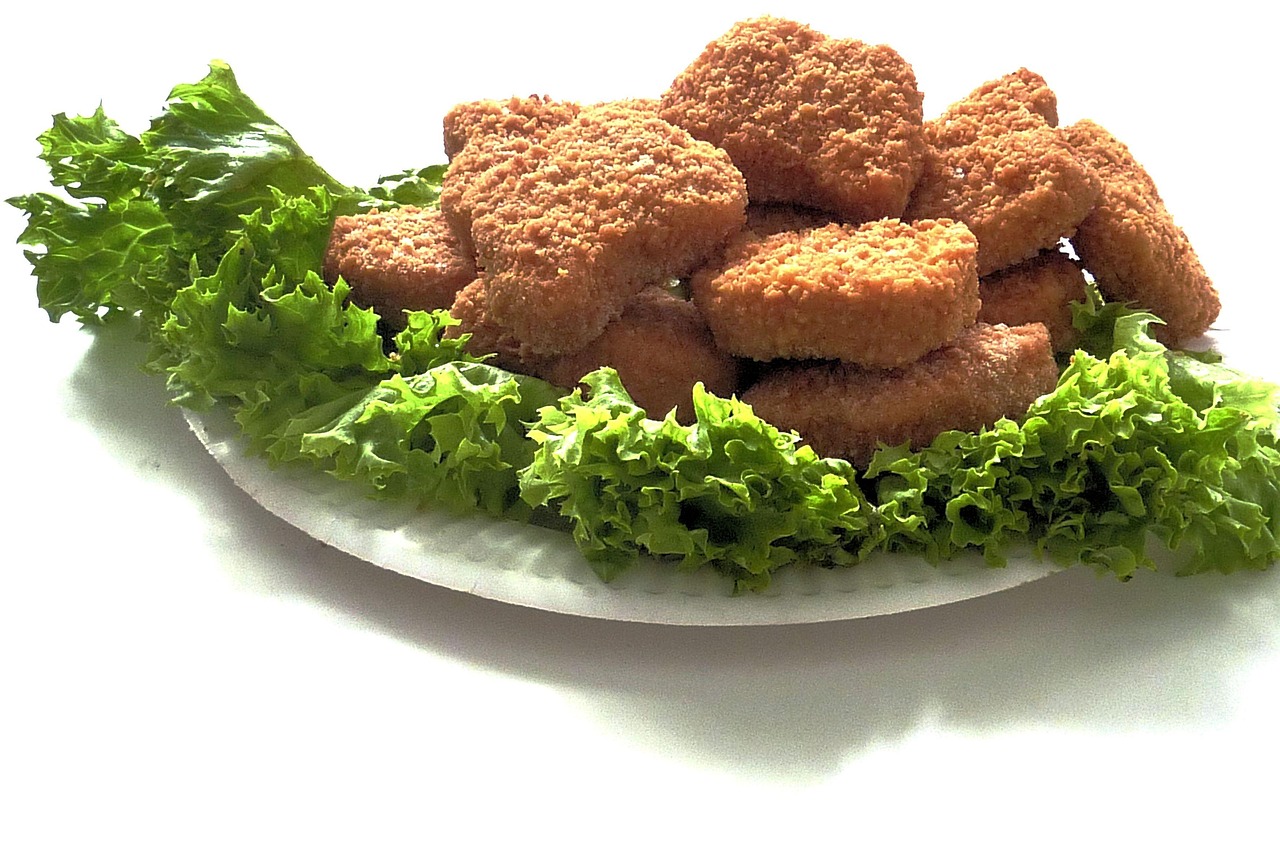 nuggets de poulet, la volaille, chair, aliments, poulet, viande de volaille