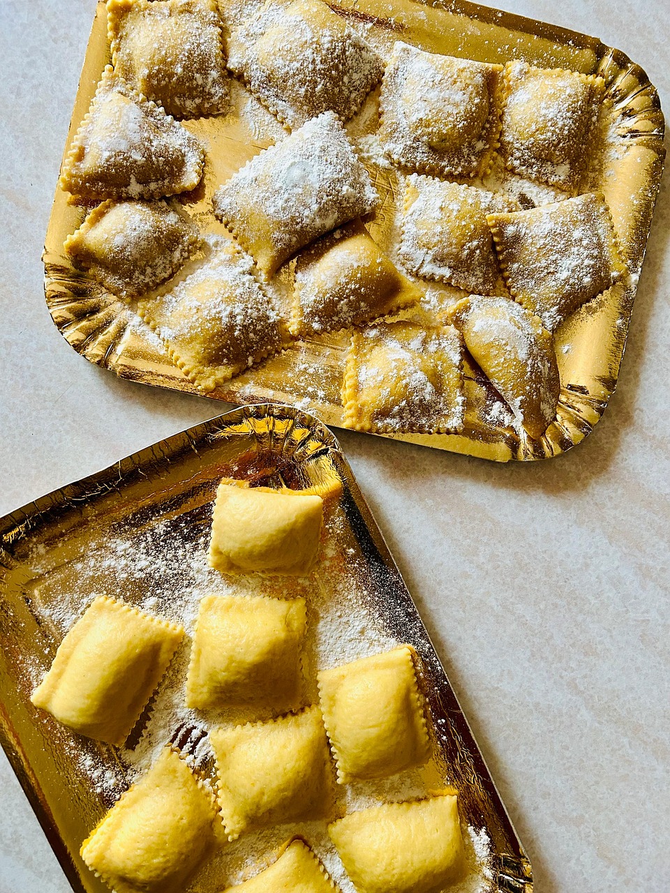 recette, ravioli, aliments, pâtisserie, calories, mise à plat
