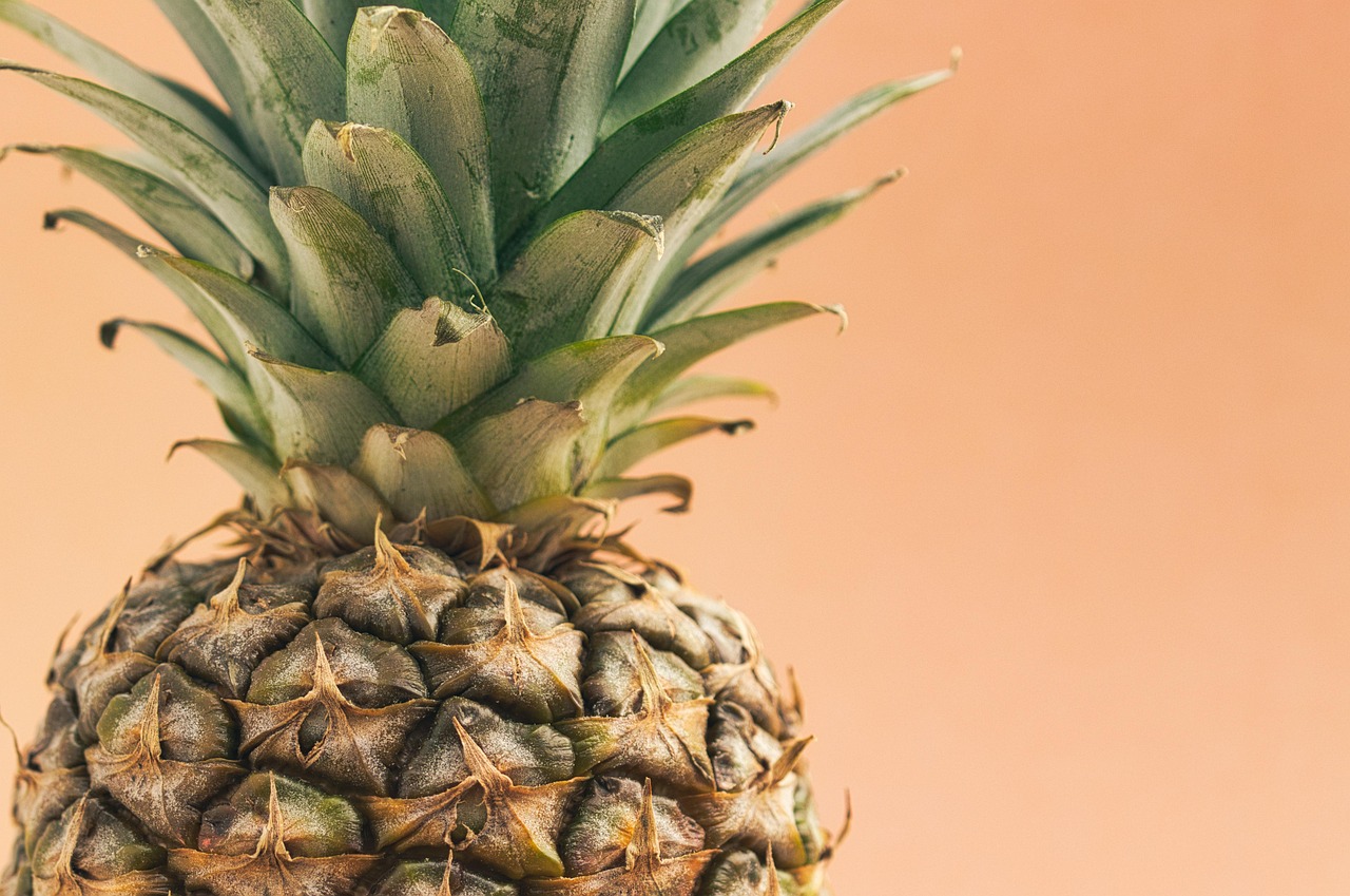 ananas, fruit, aliments, plantes, nature, couronne, baies