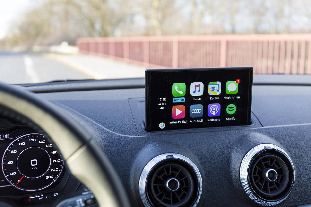 apple carplay, audi a3, audi, automobile, auto, voiture, a3, véhicule, fonds d'écran de voiture, navi, système de navigation, ordinateur de bord