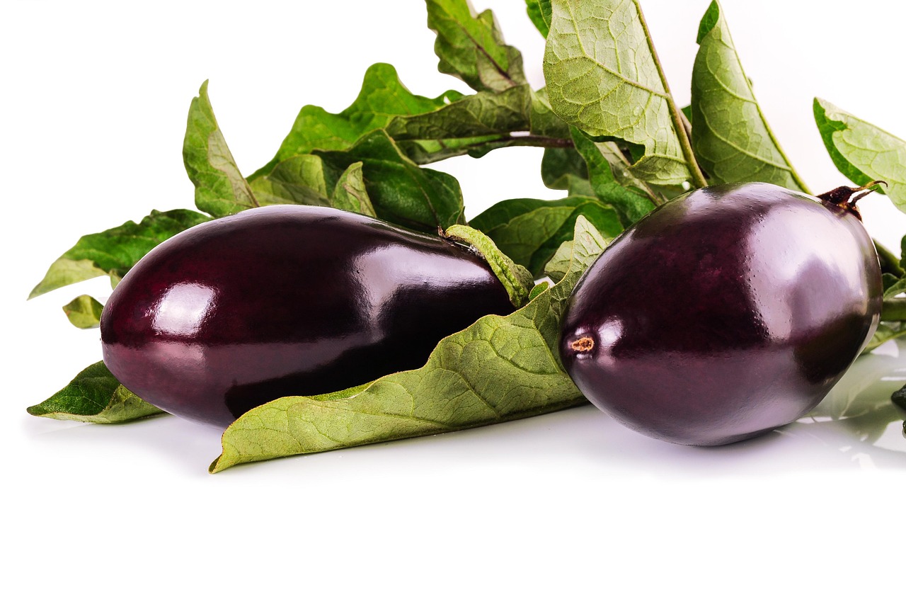 aubergine, des légumes, aliments, produire, récolter, feuilles, nature, comestible, biologique, naturel