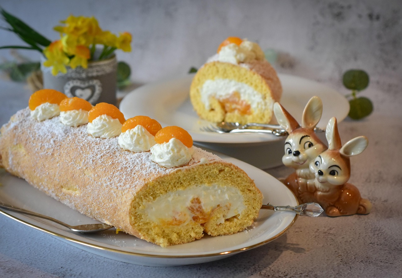 biscuit, biscuit roulé, mandarines, le dessert, douceur, mignonne, pâques, à cuire, biscuit roulé, biscuit roulé, biscuit roulé, biscuit roulé, biscuit roulé