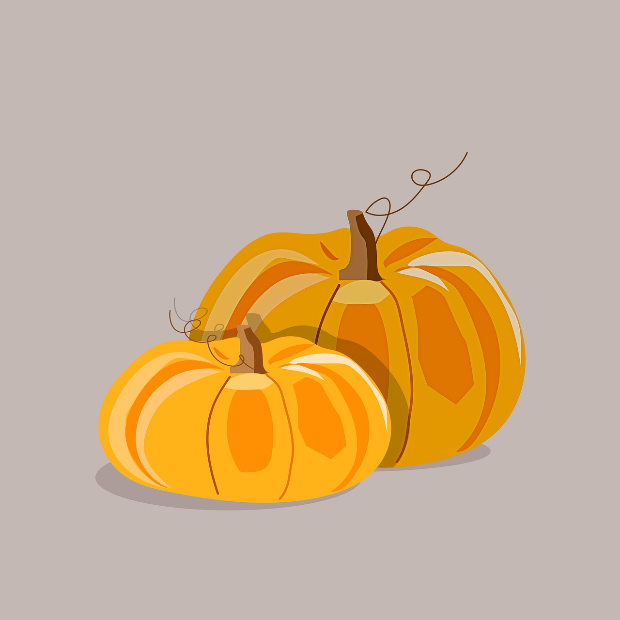 citrouille, légume, nature, aliments, contexte, automne, dessin, fond d'halloween, halloween