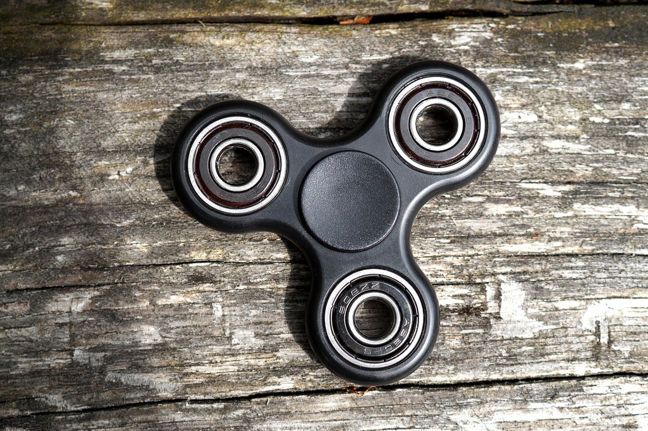 fidget spinner, jouet, tendance, spinner, jouer, tourner