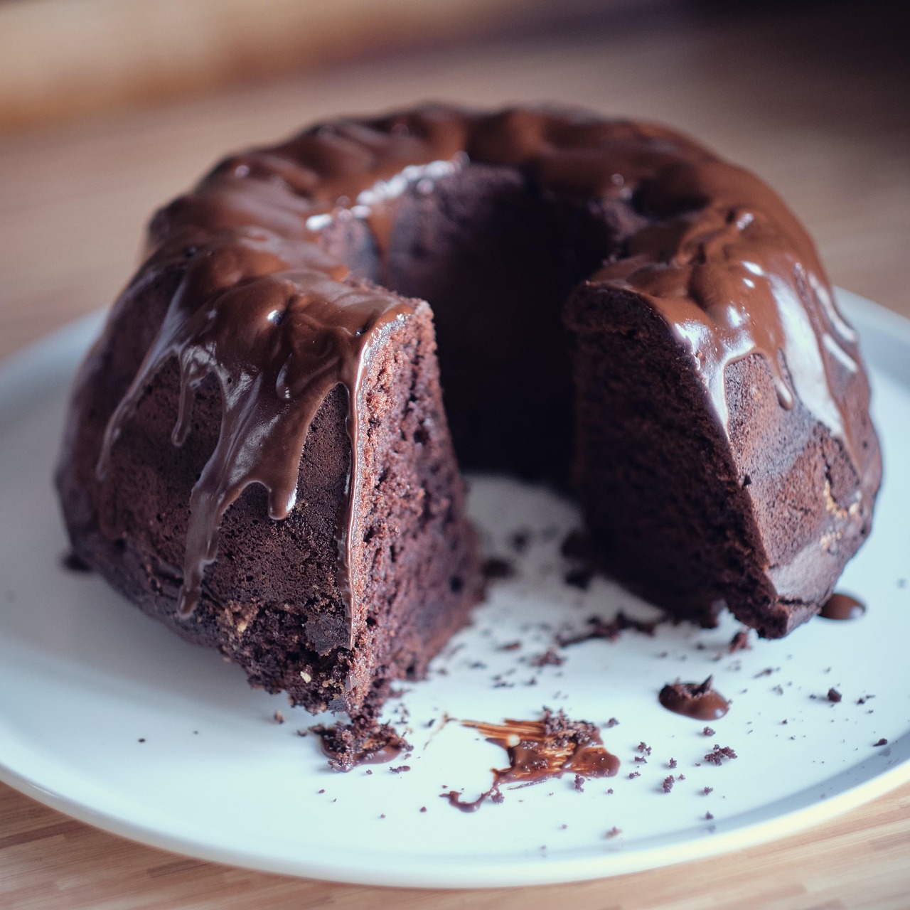 gâteau, chocolat, tranché, gâteau au chocolat, ganache au chocolat, produits de boulangerie, sucré, le dessert, pâtisserie, cuit, aliments, manger, délicieux, la photographie culinaire