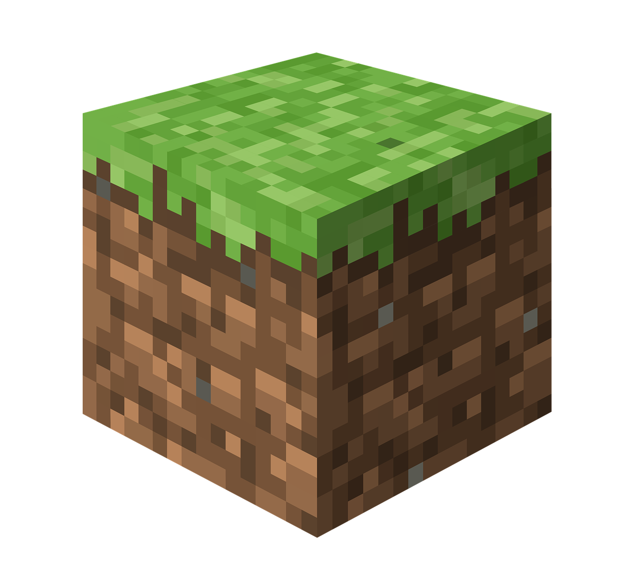 minecraft, nature, herbe de brique, bloc d'herbe, gazon, coubé, terre