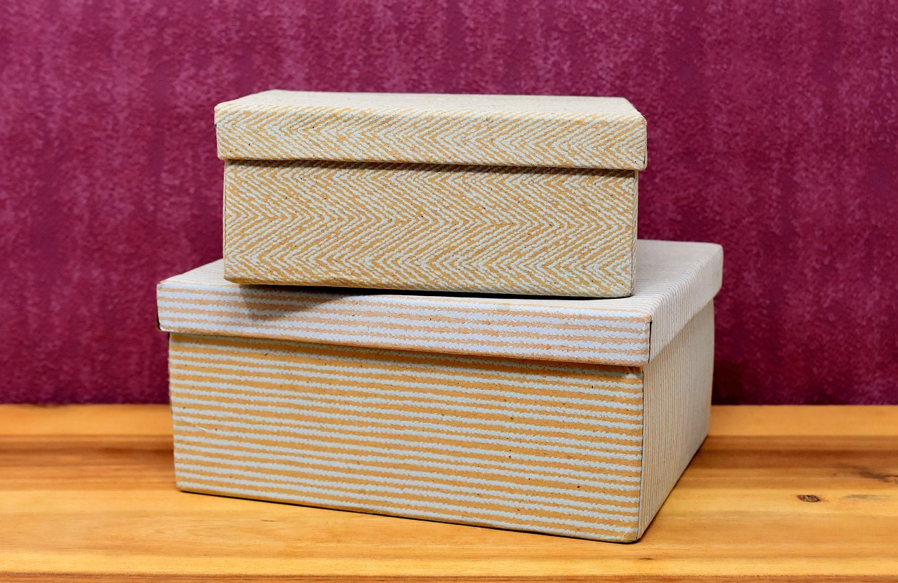 nid, carton, boite cadeau, matériau d'emballage, emballage, boîtes en carton, structure, brun, papier carton