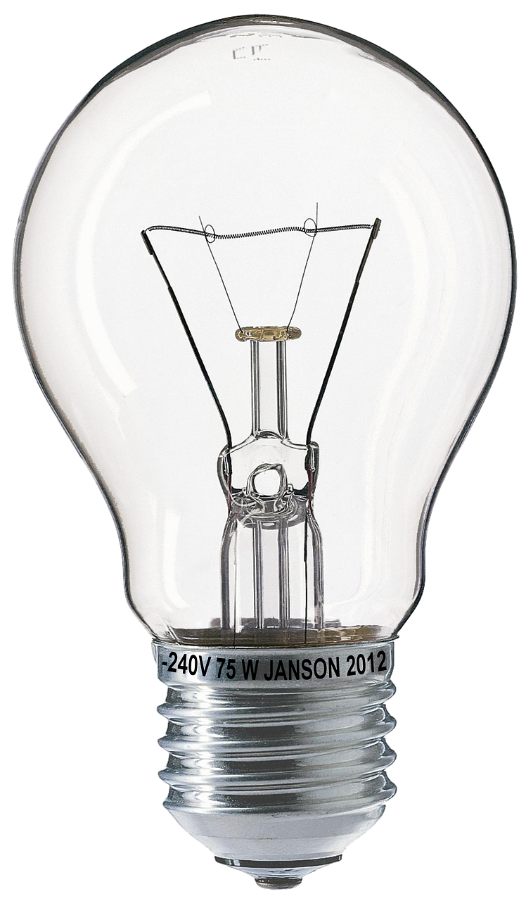 ampoule, ampoules, fragile, 75w, fil incandescent, un verre, isolé, ampoule, ampoule, ampoule, ampoule, ampoule