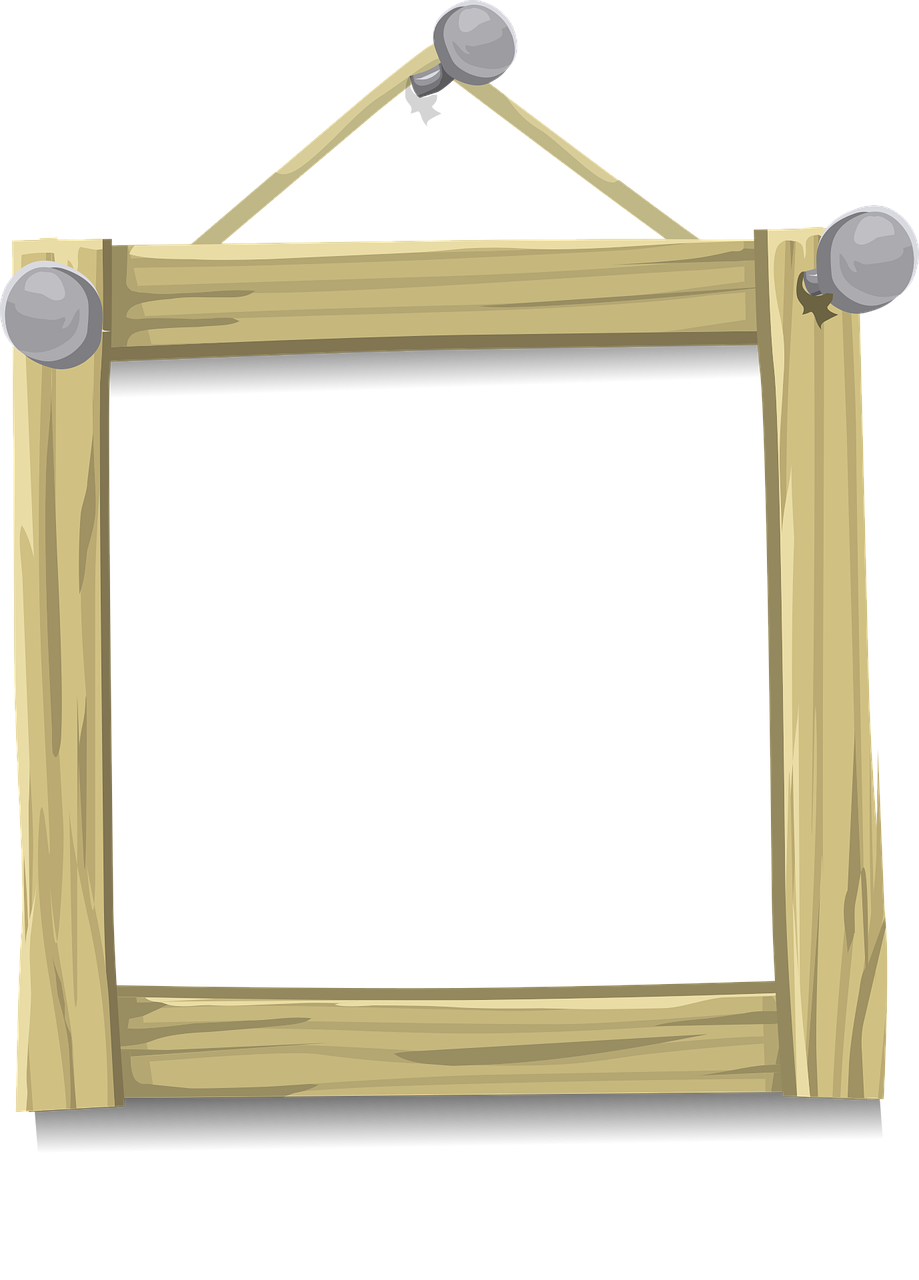 cadre photo, cadre, encadré, frontière, photo, galerie, décoratif, vide, bois, en bois, encadrement