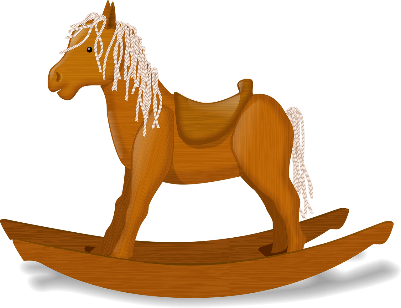cheval à bascule, bascule, jouet, nature, cheval en bois, jouer, amusement, cheval, en bois, découper