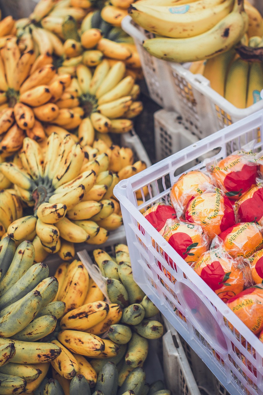 des fruits, banane, orange, marché, des fruits, banane, banane, banane, banane, banane, marché, marché, marché
