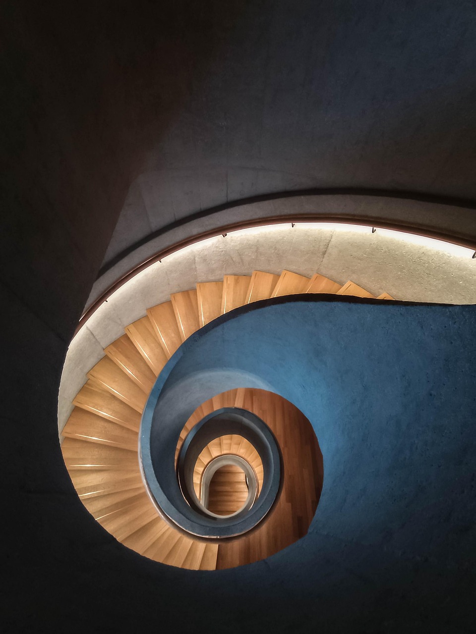 escalier, escalier en colimaçon, escaliers, l'architecture, pas, appartement, moderne, contemporain