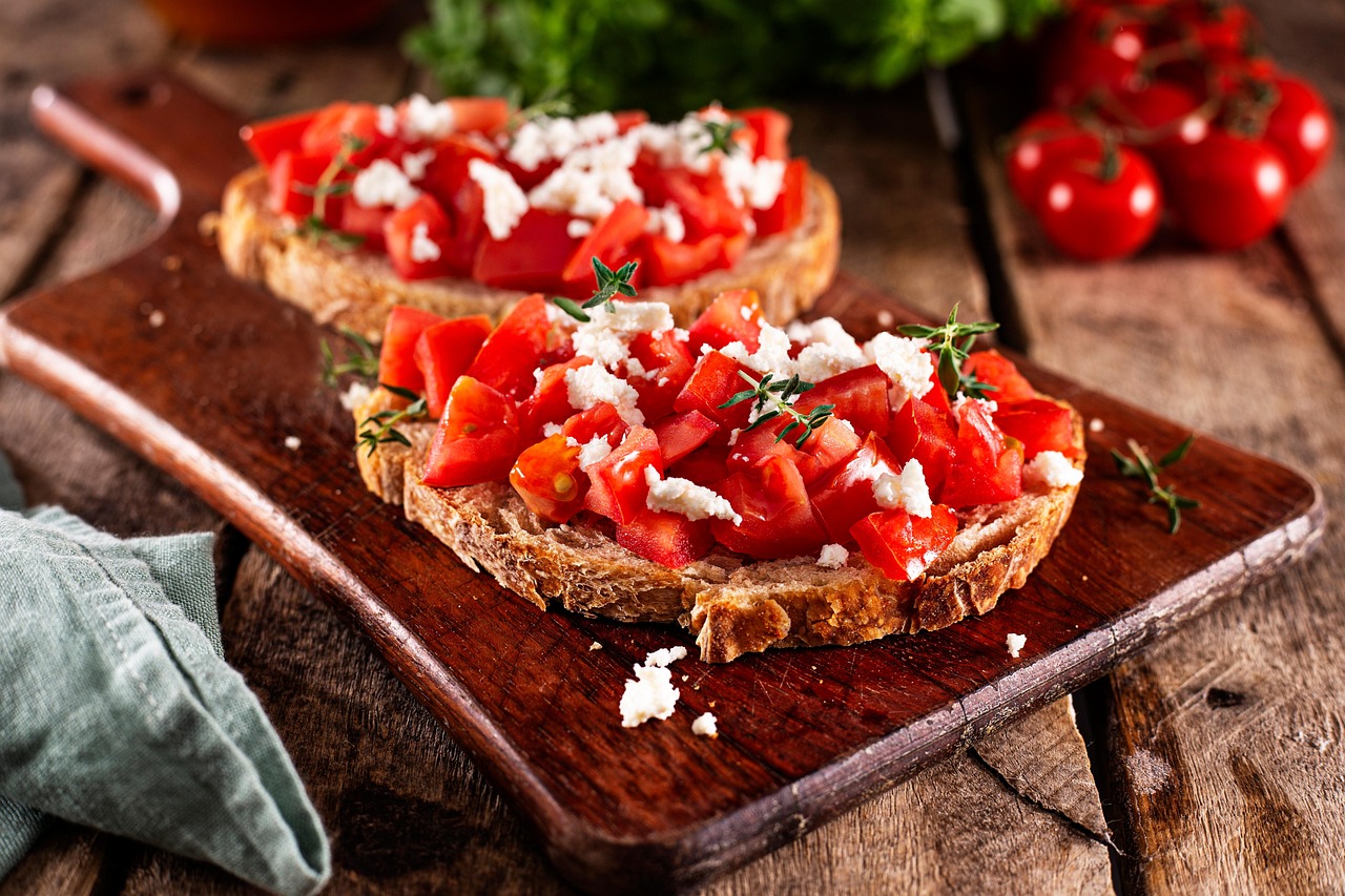 gourmet, aliments, pain, assiette, bruschetta, goûter, apéritif, entrée, pain grillé, savoureux, délicieux, bruschetta, bruschetta, bruschetta, bruschetta, bruschetta, entrée