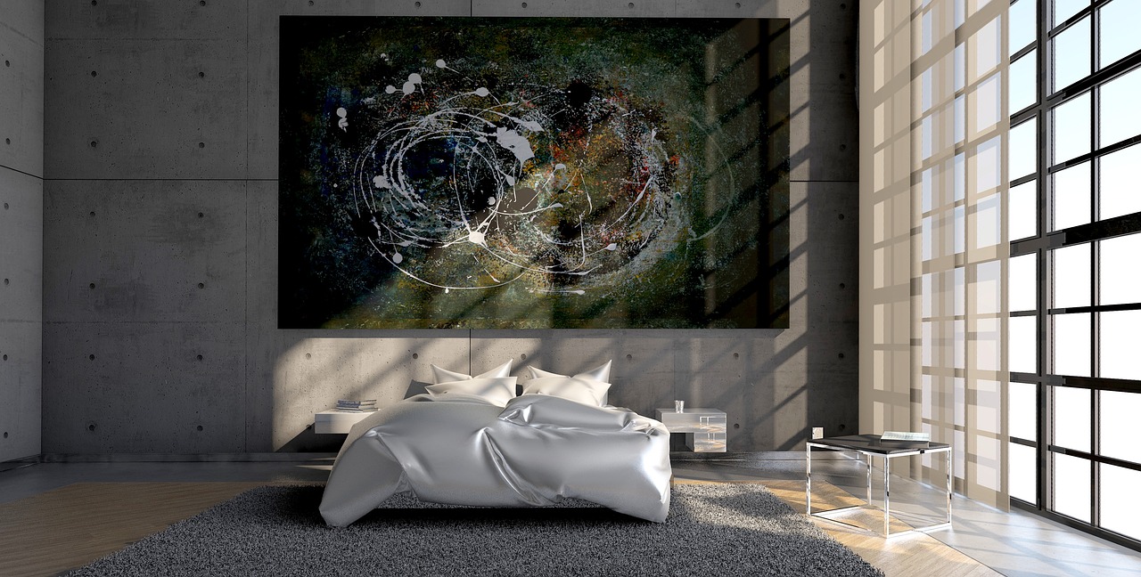mode de vie, chambre à coucher, résider, architecture, moderne, la fenêtre, mur, luxe, maison, contemporain, 3d, mur, mur, luxe, maison, maison, maison, maison, maison