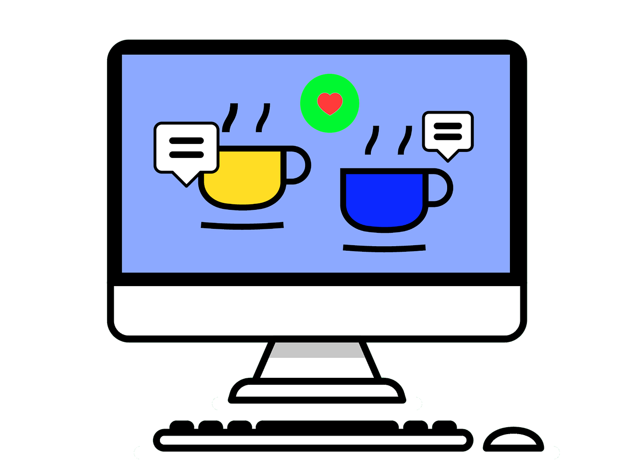 ordinateur, la technologie, clavier, filtrer, numérique, surveiller, souris, matériel, bureau, discuter, parlez, la communication, un message, en parlant, commenter, bulle, parler, symbole, icône, discussion, coupé