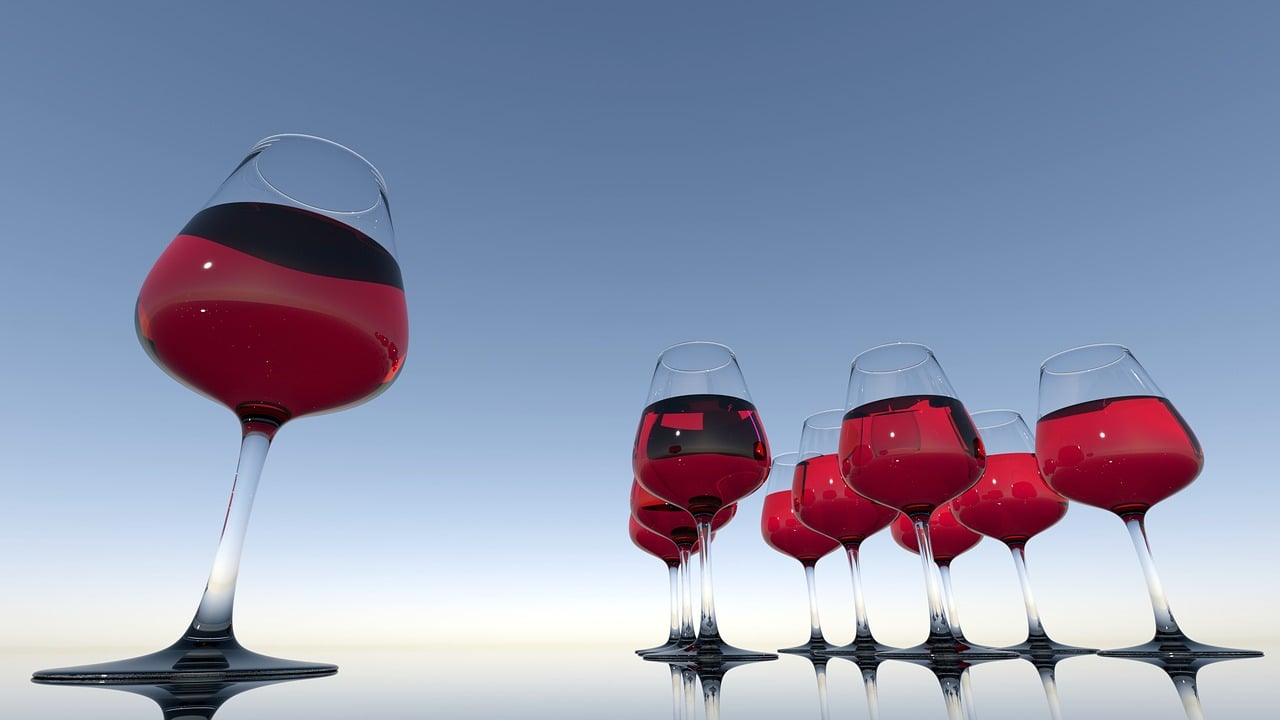 verres à vin, vin, boire, vin rouge, de l'alcool, lunettes, boisson, élégant, luxe, vin, vin, vin, vin, vin