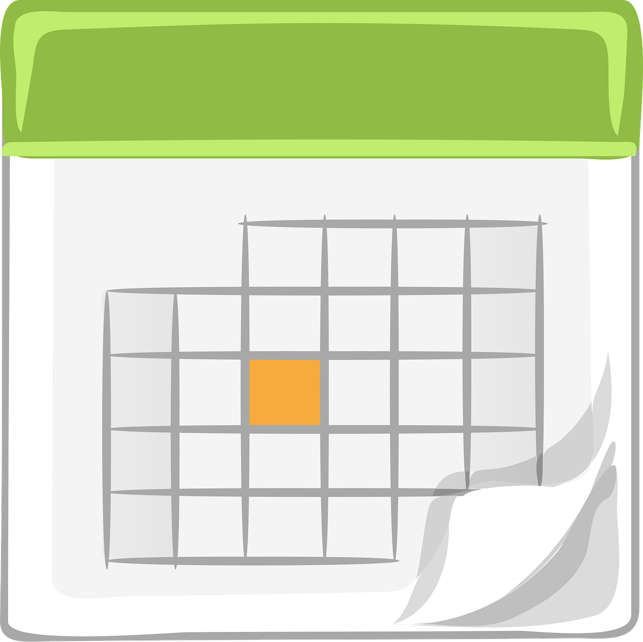 calendrier, vert, blanche, mois, quinze jours, date, quatorze, marque, orange, calendrier, calendrier, calendrier, calendrier, calendrier