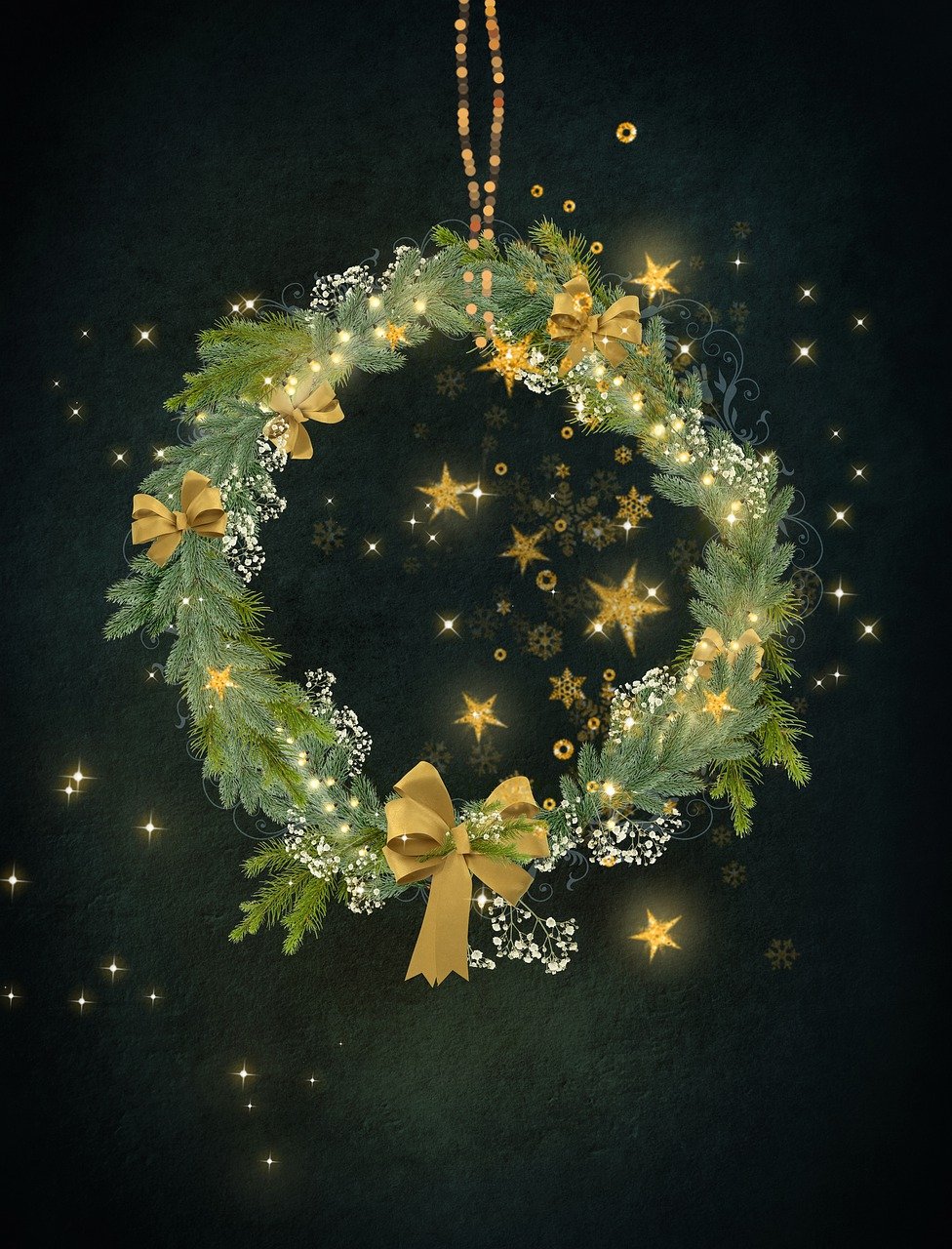 couronne, noël, vacance, saison, art, ma saison des fêtes, couronne, noël, noël, noël, noël, noël