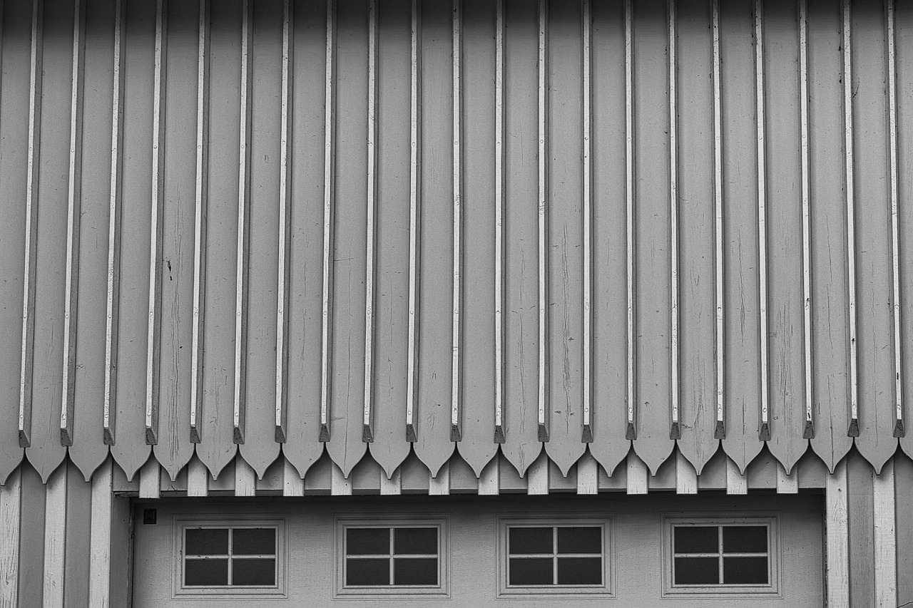 garage, texture, imeuble, loger, l'architecture, monochrome, toit, toiture