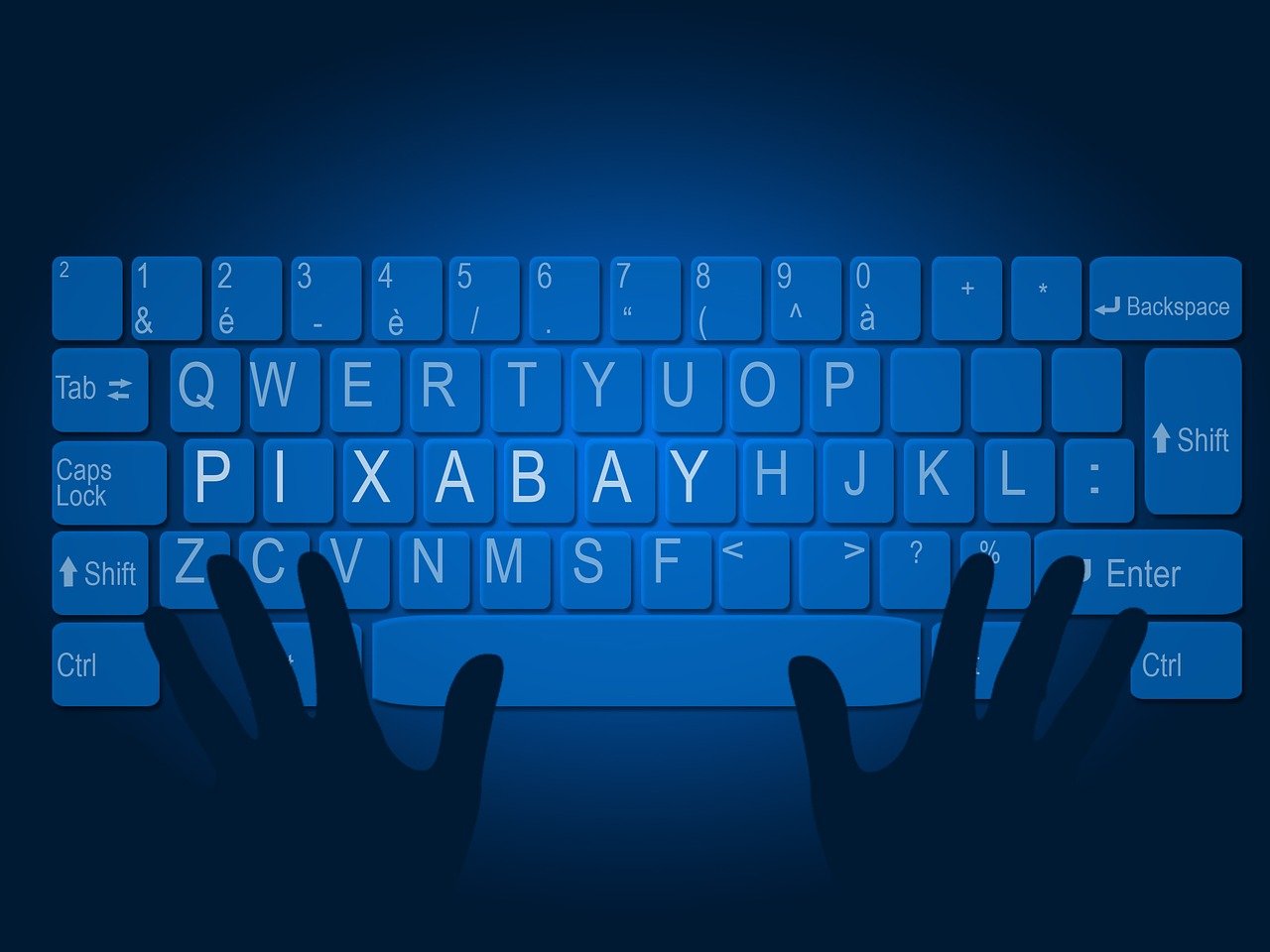 le clavier, qwerty, pixabay