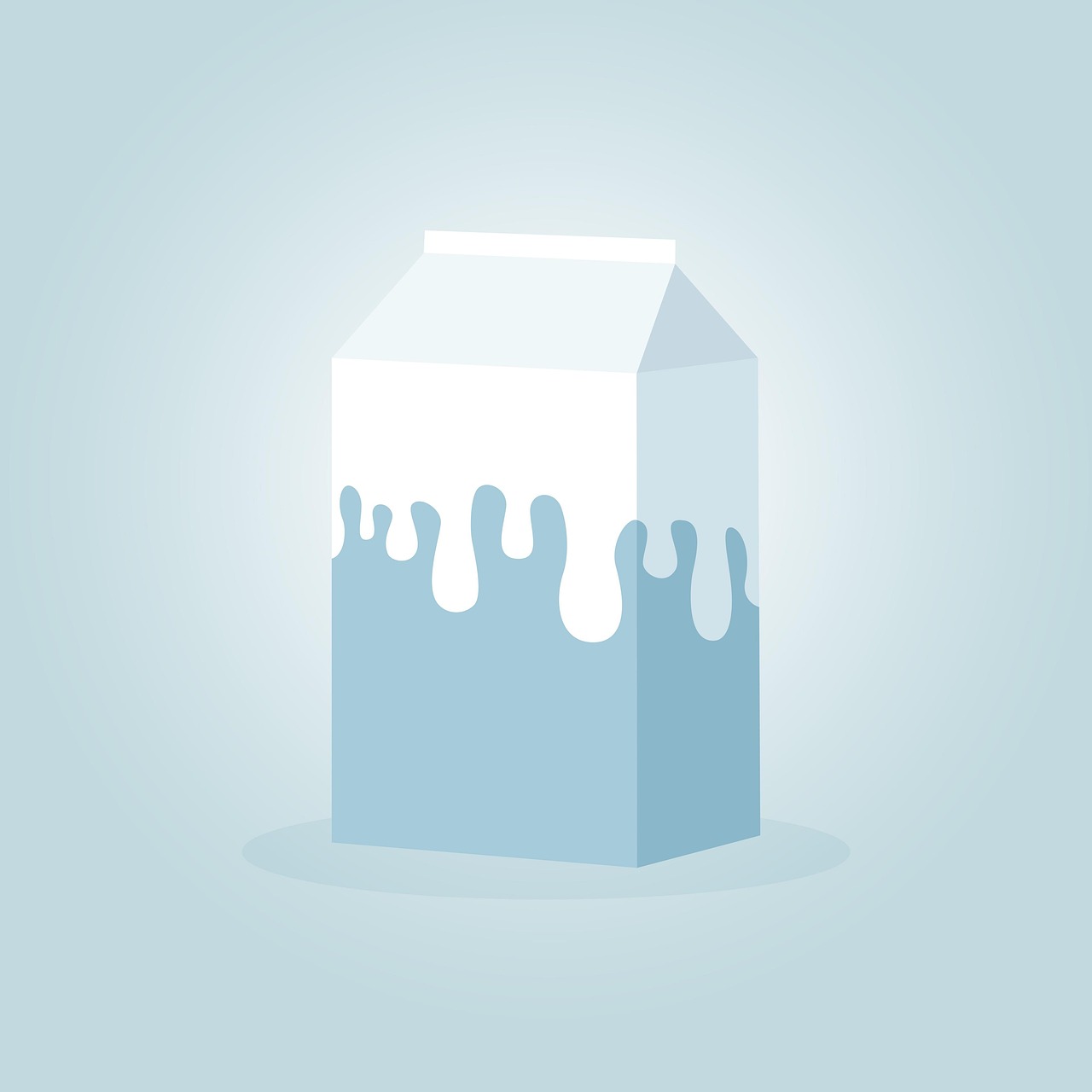 le lait, carton de lait, boîte à lait, laitier, lactose, lait frais, clipart