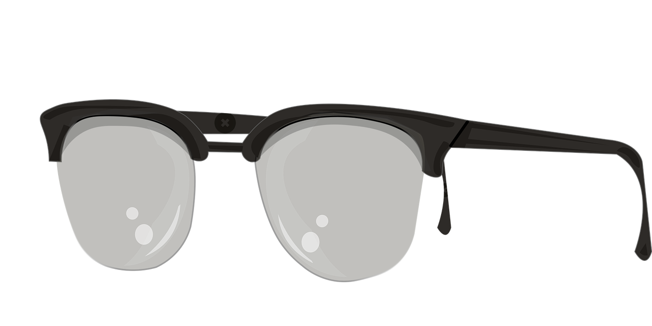 lunettes, lunettes de soleil, lunettes teintées, élégant, découper