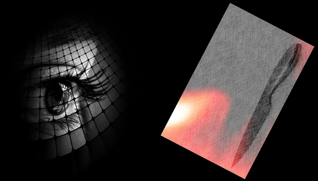 meurtre, faire, avoir l'air effrayé, mystère