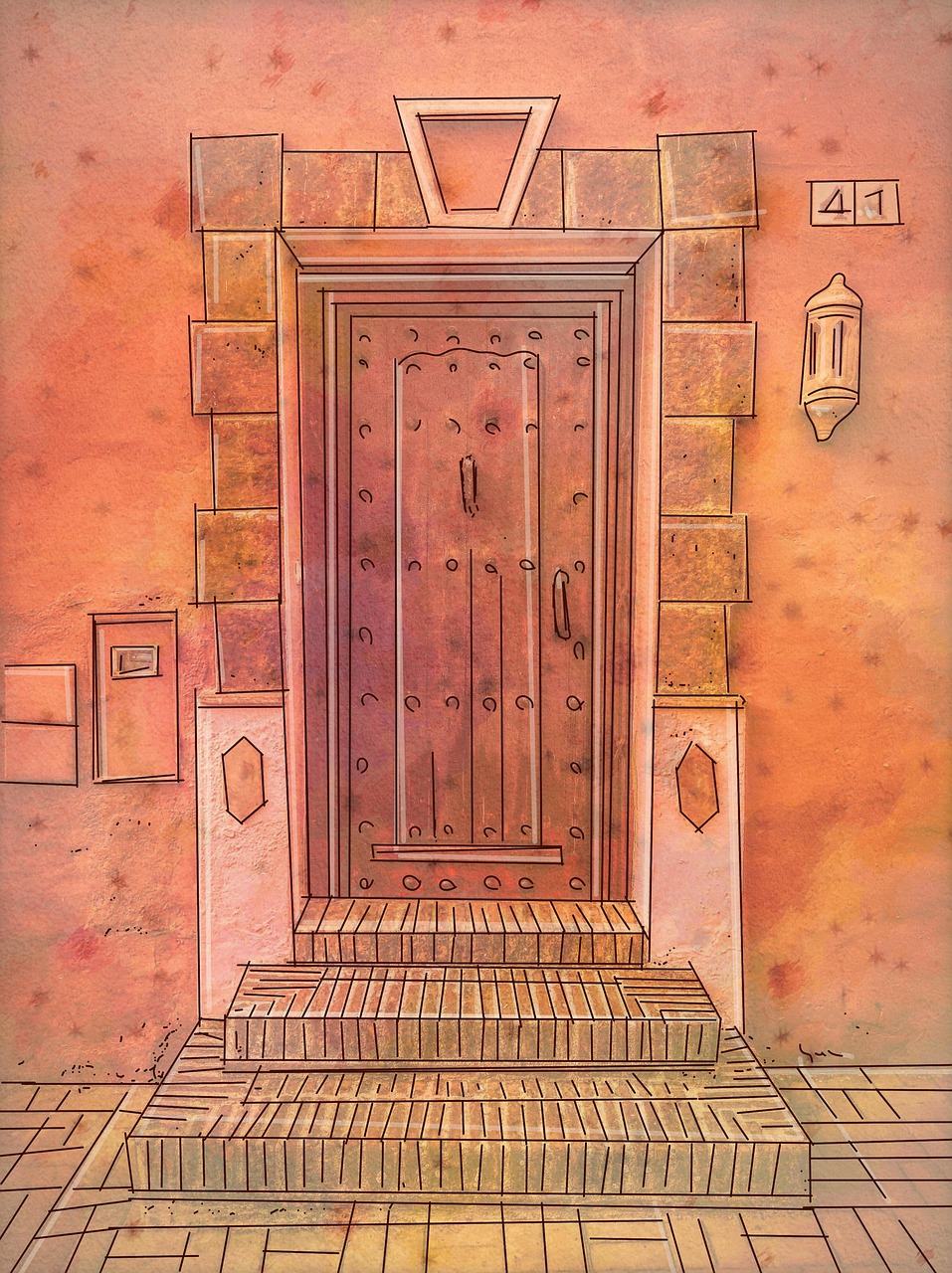 porte, bois, texture, portail, entrée, mur, ancien, mystère, loger, vieille, rouiller, l'architecture, manipuler, art