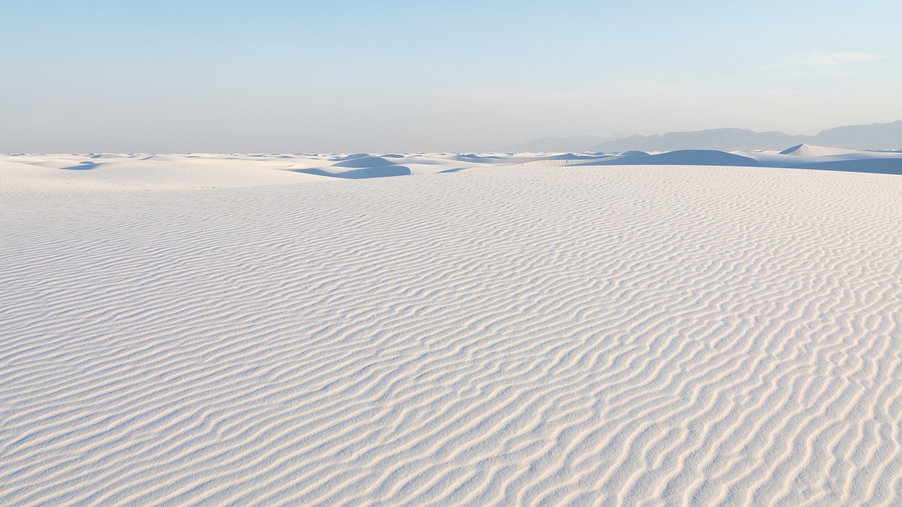 sables blancs, nm, lumière du soir 2